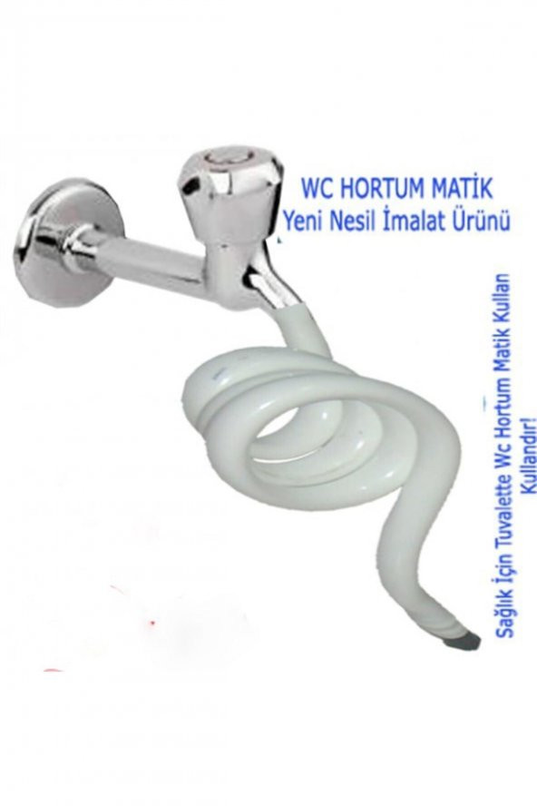 Hortum Matik Beyaz Wc