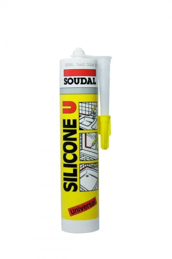 Soudal Silikon Şeffaf 280 Gr