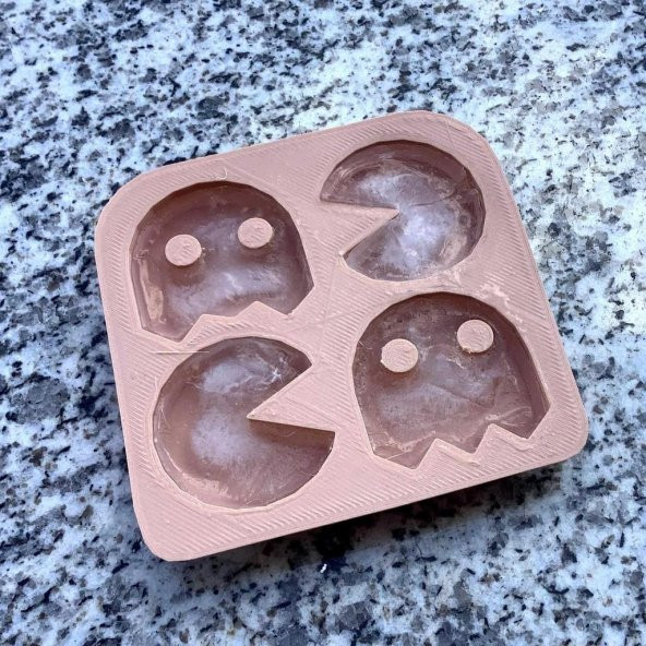 Kalıp Para Hielos De Pac-Man Plastik Aparat - 1