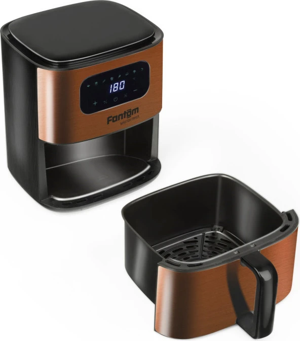 Fantom Master Fryer Af5000 Dijital Fritöz (Bakır) (8683684381218) - Resim 7