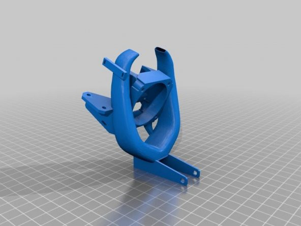 5015 Hayranları Ve Bl Touch İçin Cr-10 Yüksek Gümrükleme Fang Plastik Aparat - 2