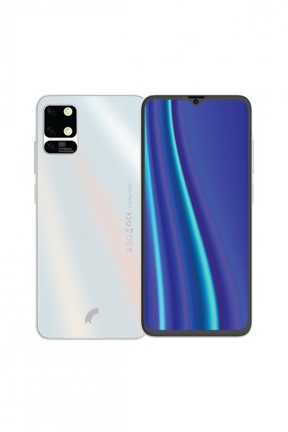 S19 Max 2GB+32 GB Beyaz Cep Telefonu (Reeder Türkiye Garantili) - 1