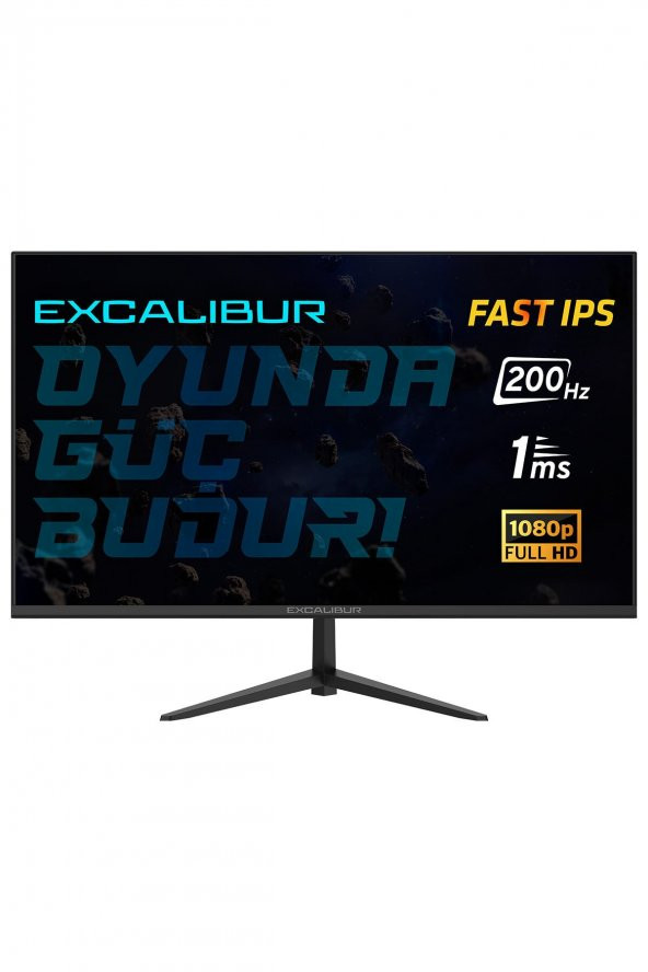 Excalibur M.E238FIF-D 23.8 200HZ 1MS 300NIT Fast IPS (HDMI+Display) Freesync + G-Sync FHD Monitör
