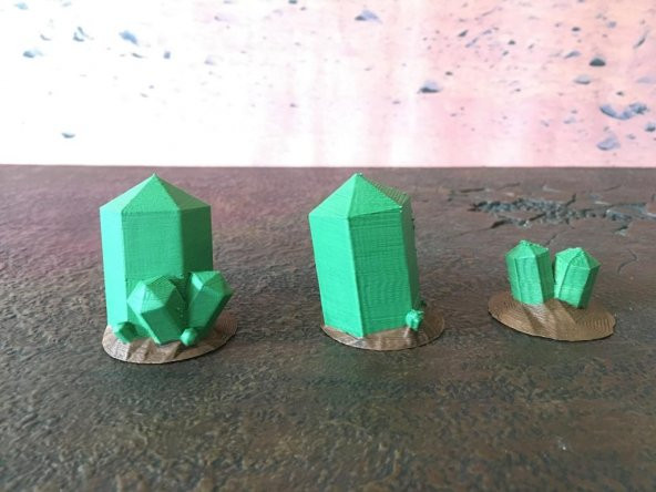 Alien Crystals Scatter Terrain Için Min Savaş Oyunları 40K Si-Fi Necron Benzeri Plastik Aparat - 11