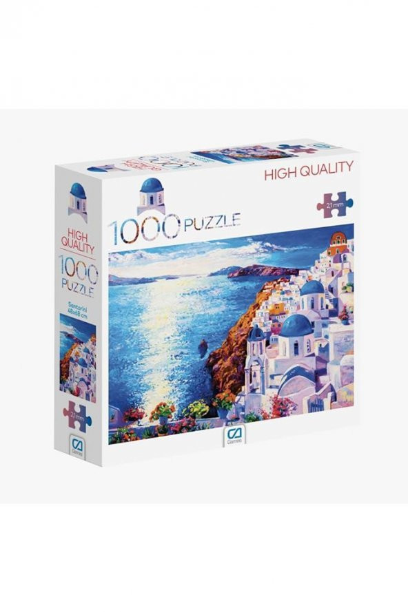 Ca Games 1000 Parça Santorini Puzzle 7034, Santorini Puzzle