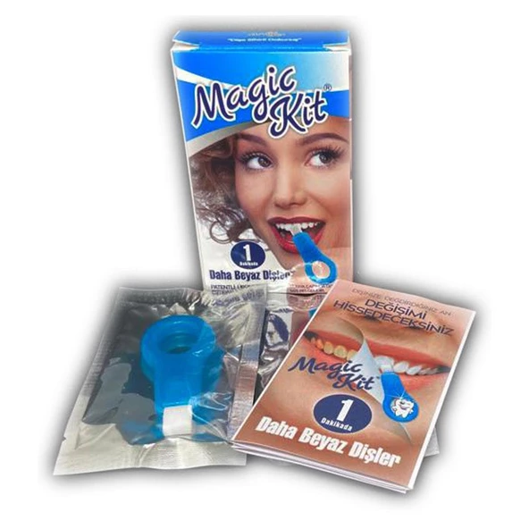 Magic Kit Diş Lekesi Temizleyici Diş Beyazlatıcı +5 Yedek Silgi X 3 Adet - 6