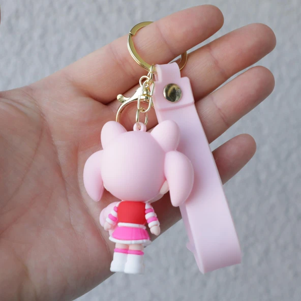 Sailor Moon Ay Savaşçısı Anime Karakter Anahtarlık Ve Çanta Aksesuarı  - Resim 2