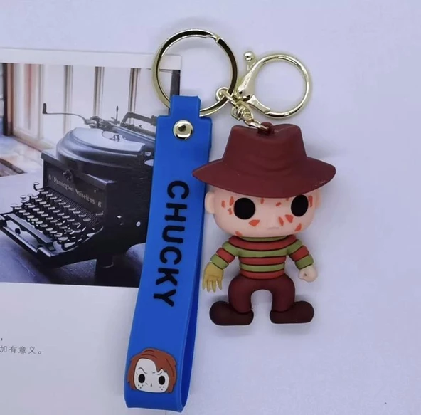 Elm Sokağı Kabusu Freddy Krueger Anahtarlık Ve Çanta Aksesuarı  - 1