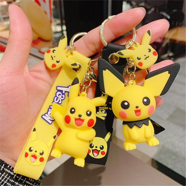 Pokemon Pikachu Anahtarlık Ve Çanta Aksesuarı  - 4