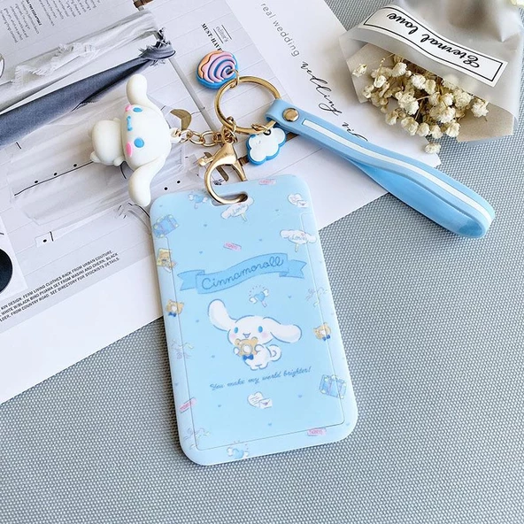 Cinnamoroll 3d Silikon  Anahtarlık Karltık Çanta Süsü - Resim 4