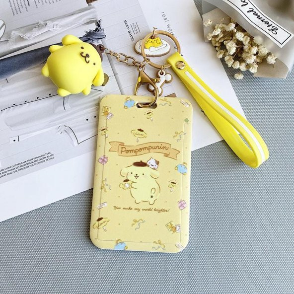 Hello Kitty Pompompurin   Kartlık Anahtarlık Çanta Aksesuarı