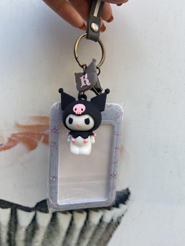 Kuromi Silikon Kartlık Anahtarlık - 3