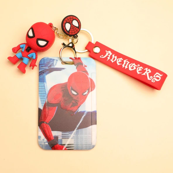 Spiderman Örümcek Adam Kartlık Anahtarlık - Resim 2