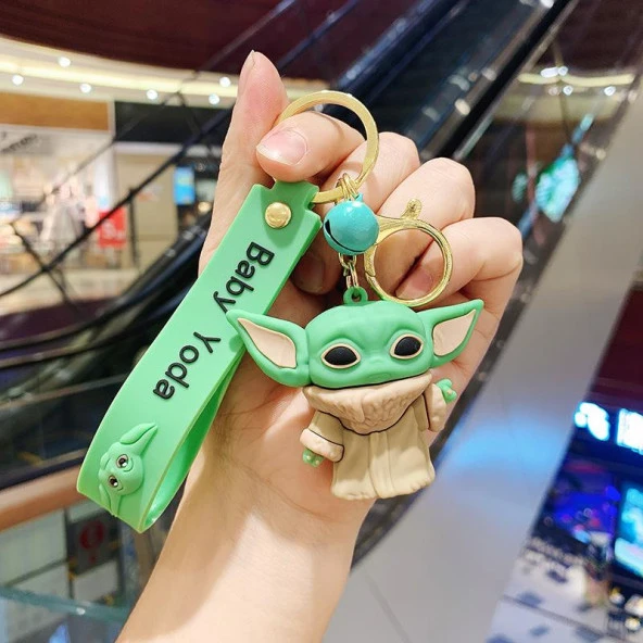 Star Wars - Baby Yoda Silikon  Kartlık  Anahtarlık ürün görseli