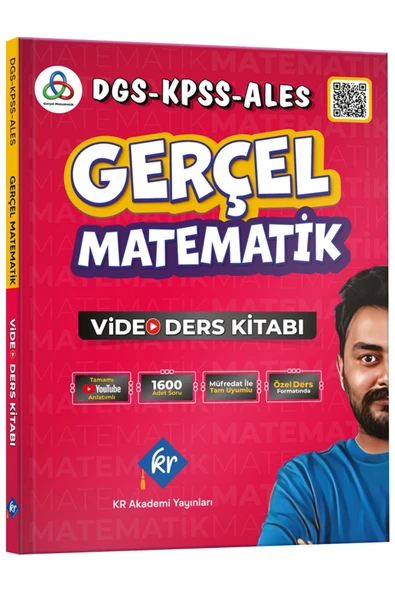 Gerçel Matematik Dgs Kpss Ales Video Ders Kitabı - 1