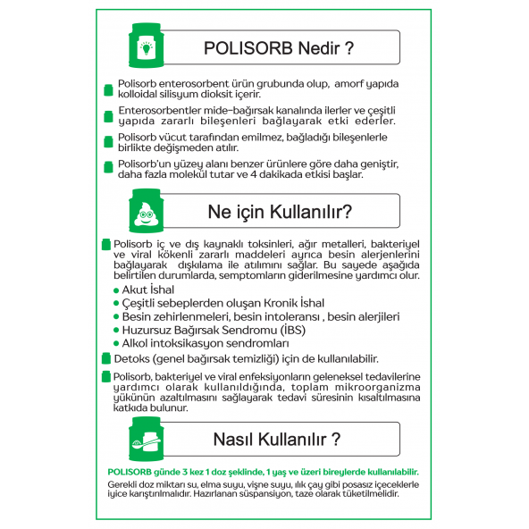Polisorb 12 gr 2'li Paket - 6