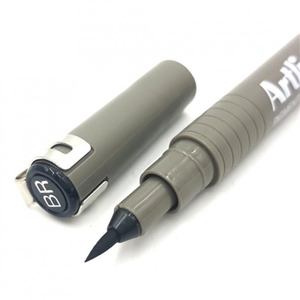 Artline Teknik Çizim Kalemi Fırça Uçlu Siyah - 2
