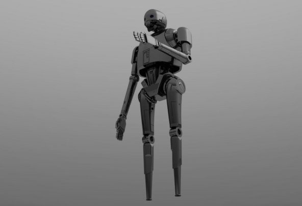 Robot Alt Bacak K2So Dan İlham Aldı Plastik Aparat