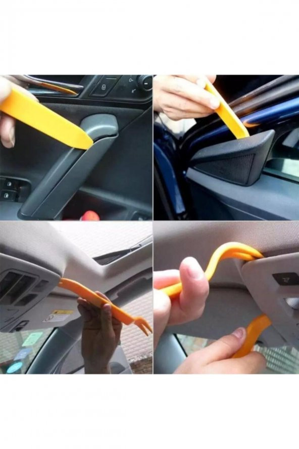 Oto Döşeme Teyp Sökme Aparatı Profesyonel Trim 4lü Set - 3