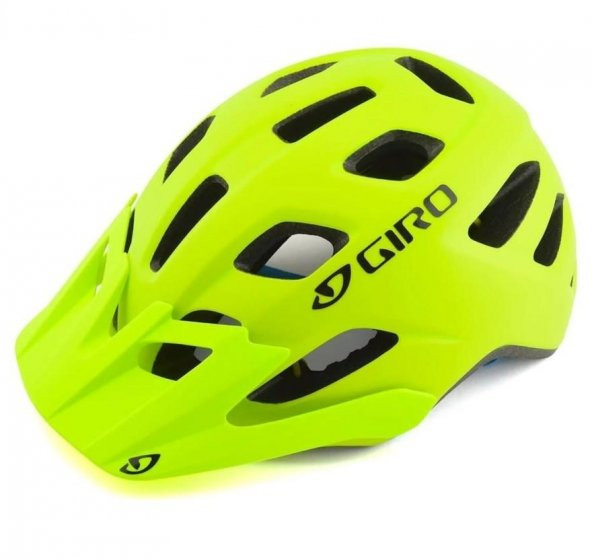 GIRO - Fixture Mat Lime 54 - 61cm MTB - Freeride Bisiklet Kaskı Yeşil ürün görseli 1