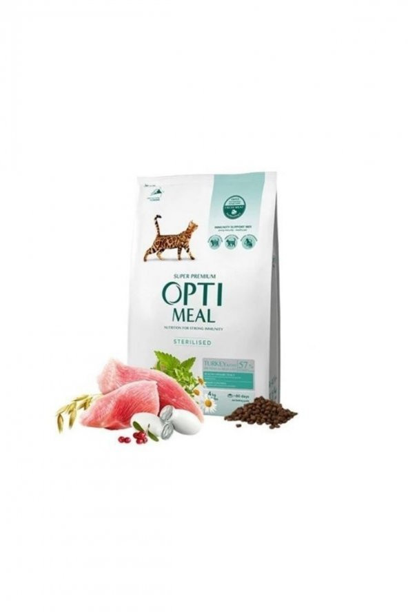 Opti Meal Sterilised Hindili 4 Kg
