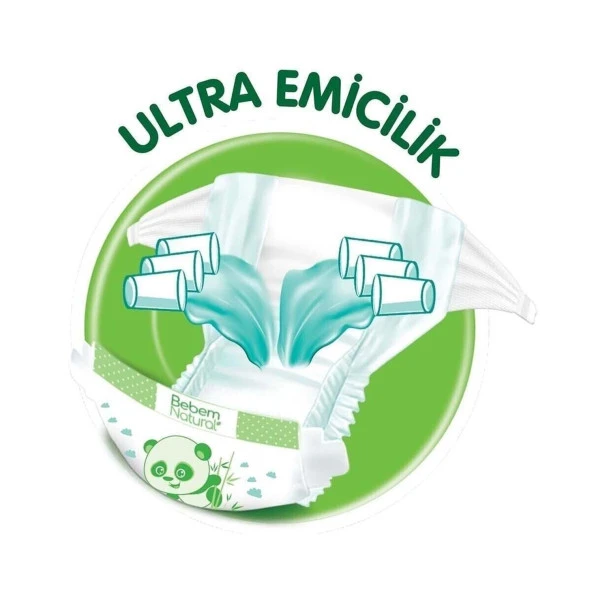 Bebem Natural Bebek Bezi Ultra Fırsat Paketi 6 Beden 64 Adet - 2