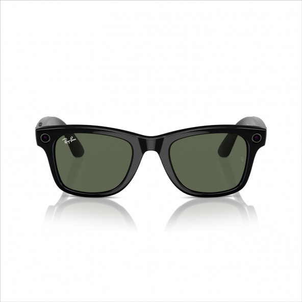 Meta Akıllı Gözlük - Wayfarer - Parlak Siyah-G15 Yeşil - Ray-Ban - 4