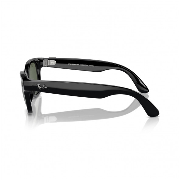 Meta Akıllı Gözlük - Wayfarer - Parlak Siyah-G15 Yeşil - Ray-Ban - 5