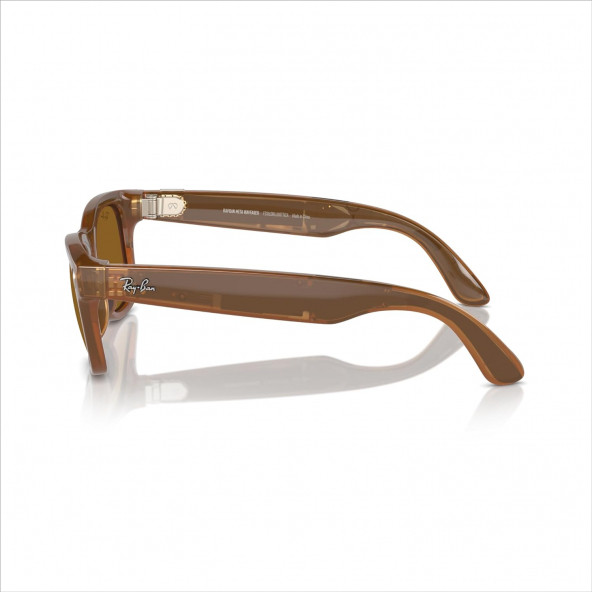 Meta Akıllı Gözlük - Wayfarer - Parlak Karamel Şeffaf-Kahverengi Polarize - 5
