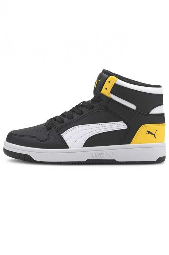 Puma Rebound Layup SL Jr Unisex Sneaker Ayakkabı Siyah Beyaz 36-40