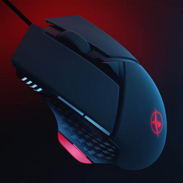 Niceboy ORYX M410 Gravity 12000 DPI Kablolu Oyuncu Mouse - 7