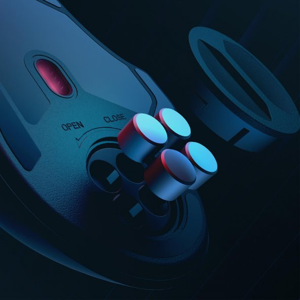 Niceboy ORYX M410 Gravity 12000 DPI Kablolu Oyuncu Mouse - 9