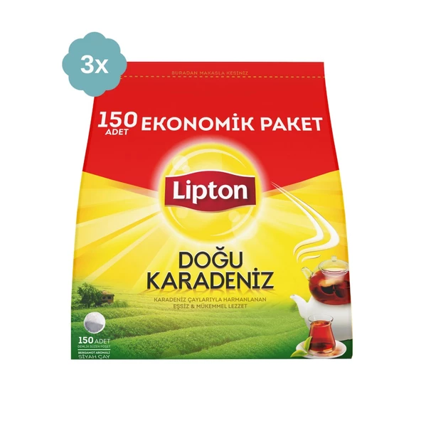 Lipton Doğu Karadeniz Bergamotlu Demlik Çay 150li x 2 - 3