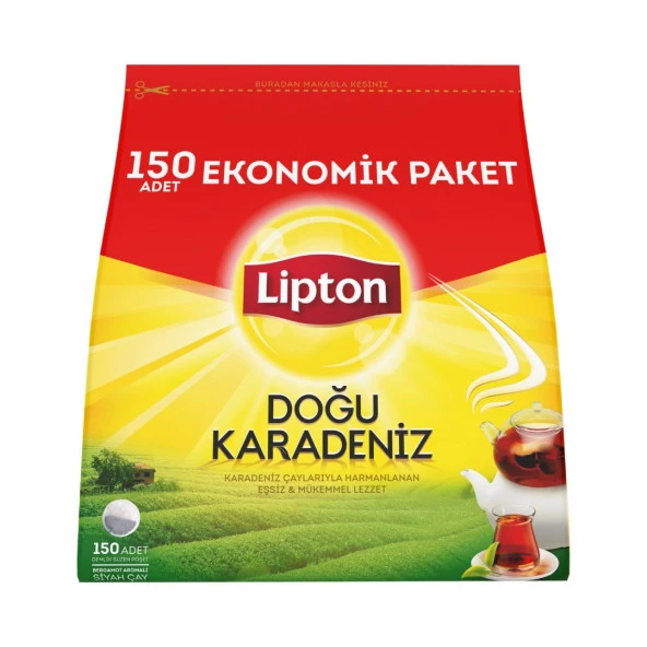 Lipton Doğu Karadeniz Bergamotlu Demlik Çay 150li x 3