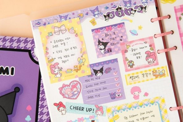 Kawaii My Hello Kitty  Kuromi Cinnamoroll Posted-It - 10