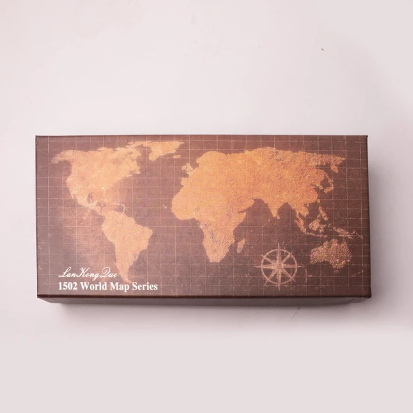 Retro Tüylü Divit Kalem Seti - Özel Kutulu Tüylü Divit Set - Resim 2