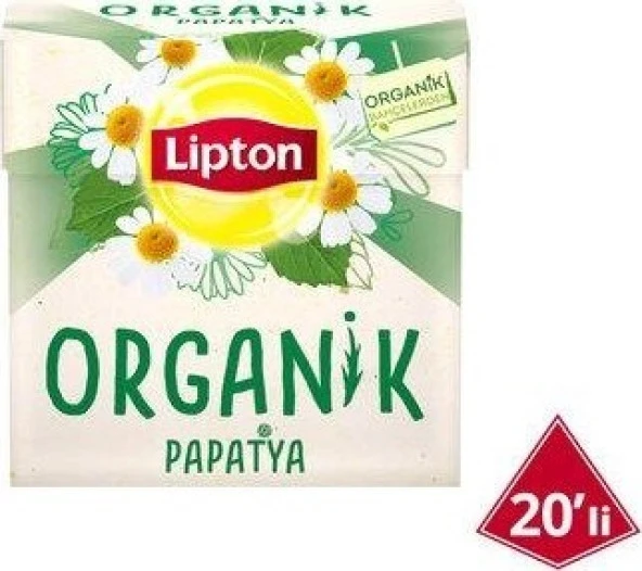 Lipton 32 gr Organik Papatya Poşet Bitki Çayı