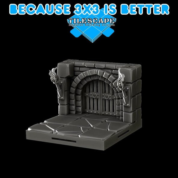 Tilescape Gotik Şehir Ahşap Zemin Kiremit - Bizim Yeni Kickstarter Şimdi Canlı !!!! Plastik Aparat - 5
