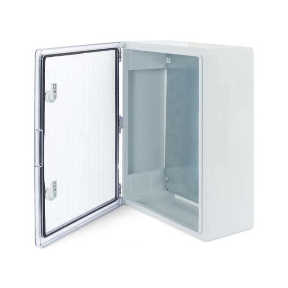 AKİŞ AKPC-500600 ŞEFFAF KAPAKLI ABS PLASTİK ELEKTRİK PANOSU (50x60x23 CM) - 2