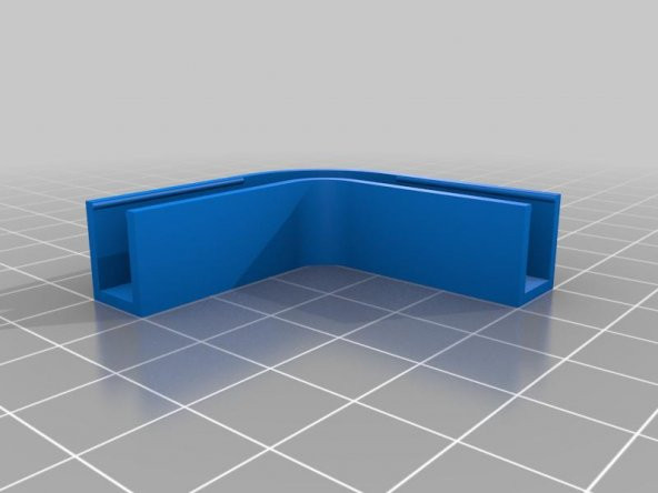 Pc Rgb Led Şerit Yuvarlak Köşe Tutucu Plastik Aparat
