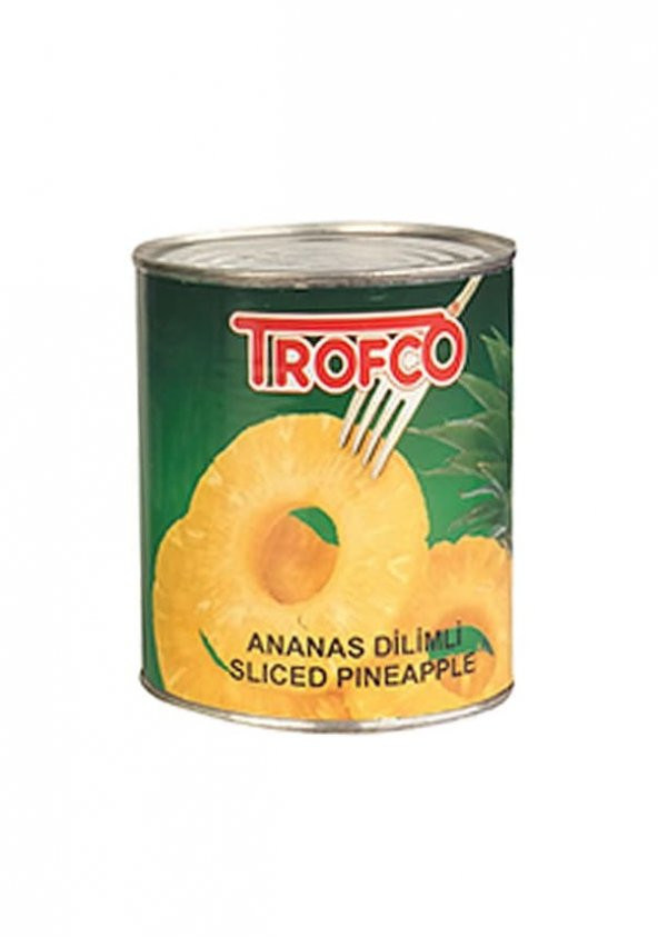 Trofco Dilimli (12 Dilim) Ananas 850 Gr 24 Adet (1 Koli)