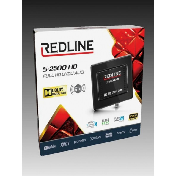 Redline S-2500 Full Hd Uydu Alıcı Dahili Wifi S2500