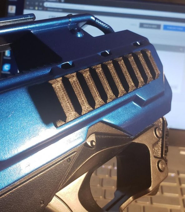 Nerf Rayven Picatinny Yan Raylı Plastik Aparat
