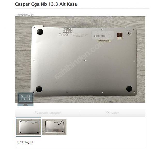 Casper Cga Nb 13.3 Alt Kasa