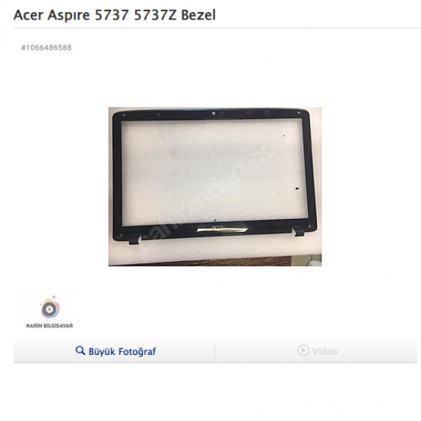 Acer Aspıre 5737 5737Z Bezel