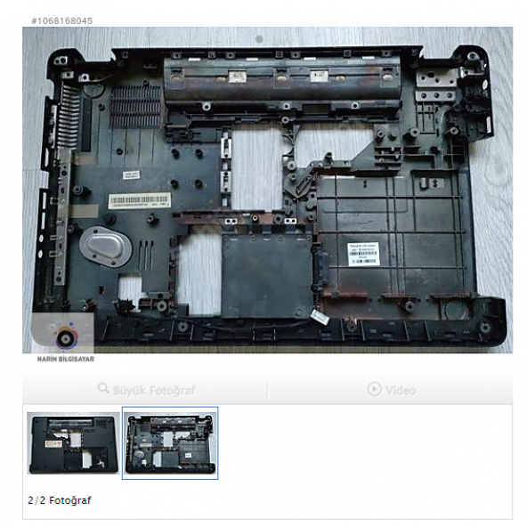 Hp G62-A24ET Alt Kasa ÜRÜN RESMİNE BAKIP AL FARKLI MODELİ VAR - Resim 2