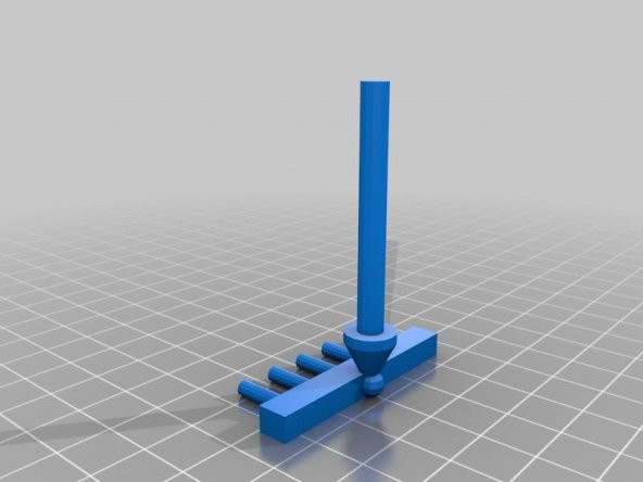 Basit Mini Zen Bahçesi Türkçe Plastik Aparat - 3