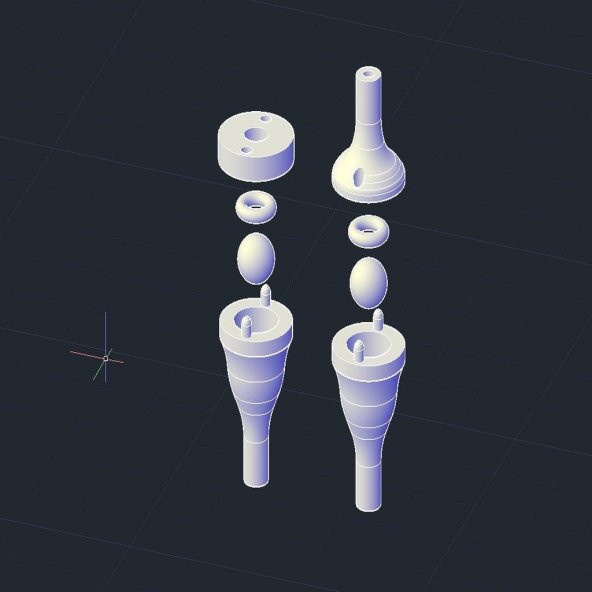 Tek Yönlü Vana - Rc Nitro Vana - 6Mm Bb Plastik Aparat