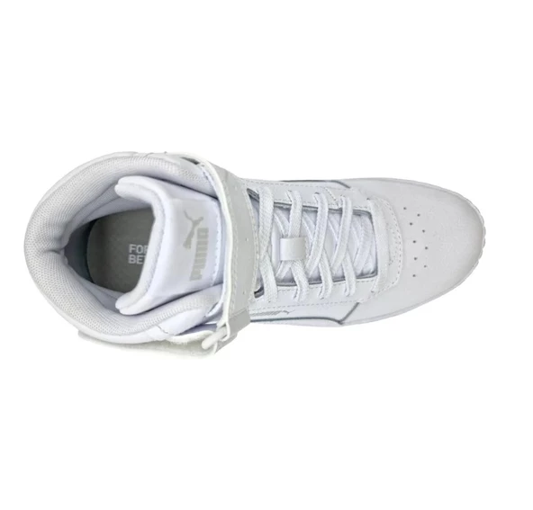 Puma Carina 2.0 Mid Kadın 38585102 Beyaz Sneaker Ayakkabı - 4
