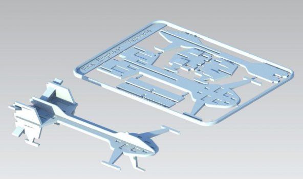 Titan Ae Valkyrie Kit Kartı Plastik Aparat